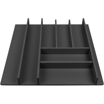 Příborník Elletipi Wood Line pro zásuvky 60 cm, černý buk,PLA O50060 BLT18