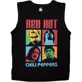 Red Hot Chili Peppers Риза Portrait Photos Unisex Black L (RHCPTANK25MB03)