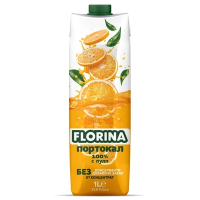 FLORINA ФЛОРИНА ПОРТОКАЛ 100% 1Л
