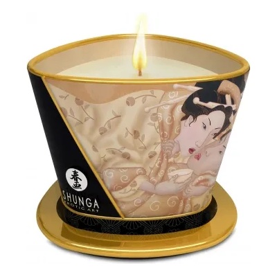 Shunga Масажна свещ с аромат на ванилия Shunga Desire