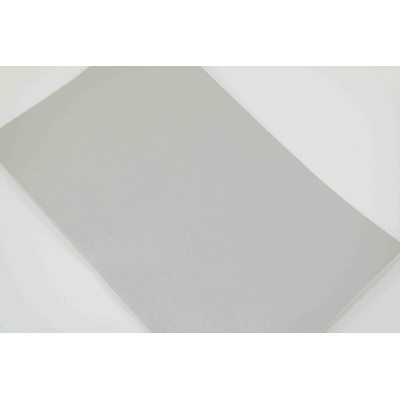 Samolepiace kožená záplata - Sivá - rozmer 16 cm x 10 cm