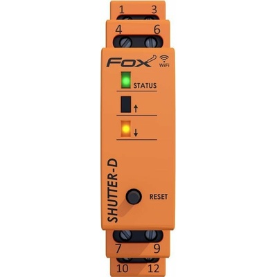 F&F FOX - Ovladač rolet na DIN lištu SHUTTER-D