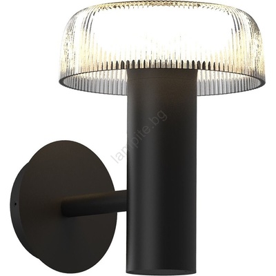 Zuma Line WT33111 - LED соларна стенна лампа BLUET LED/2, 5W/2000mAh IP44 черна (ZL0843)