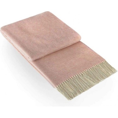 Ovčí věci Vlněný pléd ANDORA Light pink 140x200