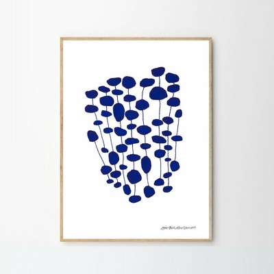 Moikka Plakát Blue Pearl Forest by Leise D. Abrahamsen 21x29,7 (A4)