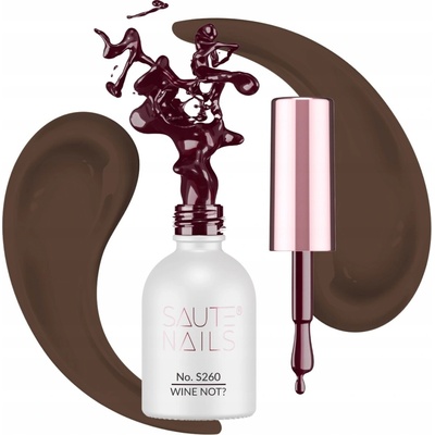 SAUTE NAILS Hybridný lak S260 WINE NOT? 8 ml