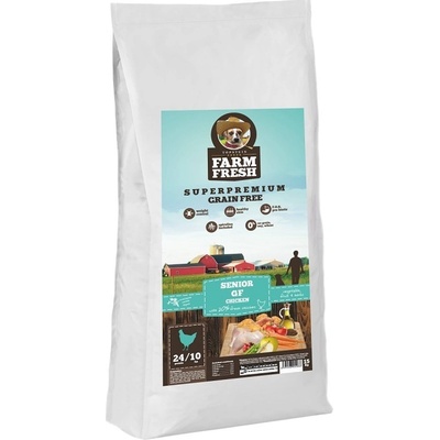 Topstein Farm Fresh Senior Grain Free Chicken 15 kg