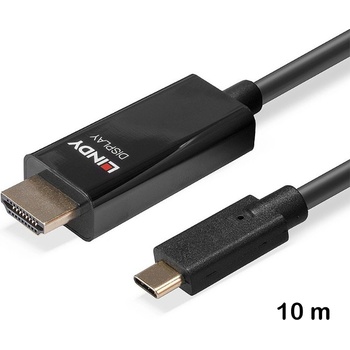 Lindy USB Type C към HDMI® 4K60 адаптерен кабел 10 метра с HDR, Lindy 43317 (43317)