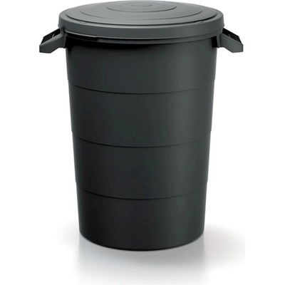 Prosperplast Venkovní odpadkový koš IDSM80U-S411, černý, 80 l