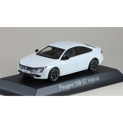 Peugeot 508 GT Hybrid 2023 bílá NOREV 1:43