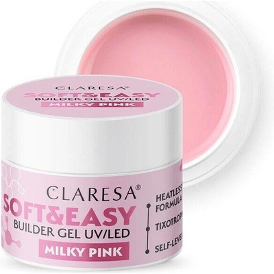 Claresa stavební gel Soft Easy milky pink 12 g