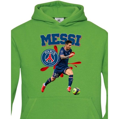 Dětská mikina Lionel Messi Zelená