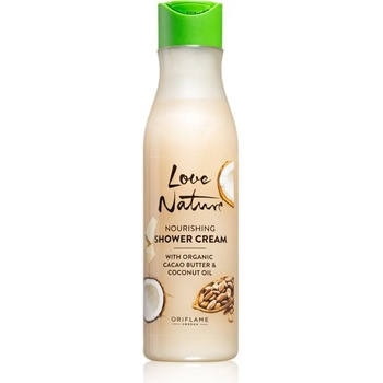 Oriflame Love Nature Cacao Butter & Coconut Oil интензивен подхранващ душ крем 250ml