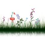 DIMEX ART Флизелинов фототапет силуети от трева 375 x 250 см