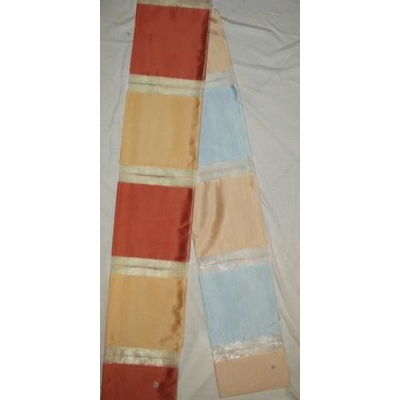 HOME WOHNIDEEN záclona metráž 27093 sirka 145 cm 099 modro-bezove pasy (8,10 m)