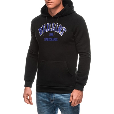 Edoti Men's hooded sweatshirt čierna