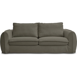 Bobochic Зелен диван за ежедневно спане/сгъваем 216 cm Archimede - Bobochic Paris (WT-SARI-3R---W_1 P1309)