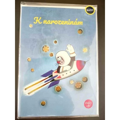 ALBI Přání svítící Krtek a raketa