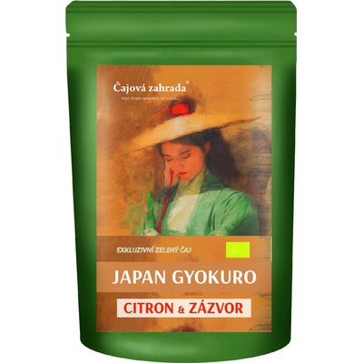 Čajová zahrada Japan Gyokuro Prémium Zázvor Citron zelený ochucený čaj 50 g