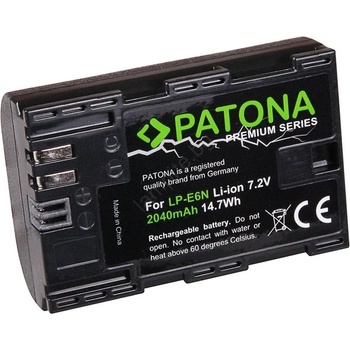PATONA - Батерия Canon LP-E6N 2400mAh Li-Ion Premium 80D (IM0400)