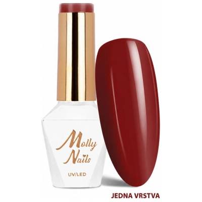 Molly Nails The Trend Edit 301 Burgundy Edit bordový gél lak 8 g