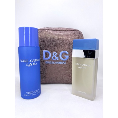 Dolce&Gabbana Light Blue EDT 100 мл за Жени + Дезодорант 200 мл + Несесер