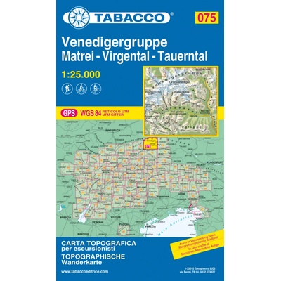 Venedigergruppe, Matrei, Virgental, Tauerntal (Tabacco - 075)