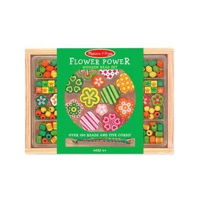 Melissa & Doug Творчески комплект - Дървени бижута цветя - 14178 - Melissa and Doug, 000772141789