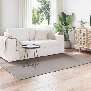 vidaXL Килим за вътрешно помещение LUGO Крем и Тауpe 200 x 140 cm (42022703)