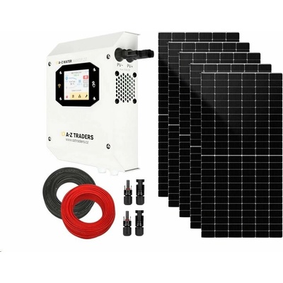 A-Z Traders S.r.o. sada pro solární ohřev vody A-Z WATER INVERTER 2.0 LCD 2275Wp 5x PV TRINA Solar