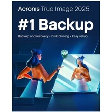 Acronis True Image Premium pro 3 počítače + 1 TB úložiště, předplatné na 1 rok