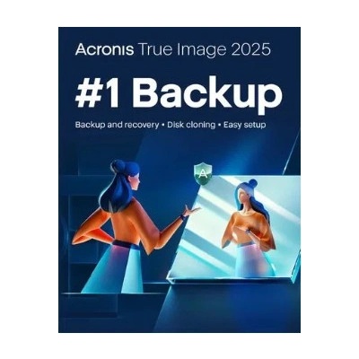 Acronis True Image Advanced pro 1 počítač + 500 GB úložiště, předplatné na 1 rok (HOAASHLOS21)