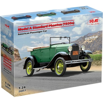 ICM Model A Standard Phaeton 1930s American Passenger Car 1:24