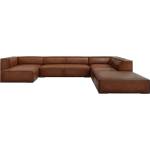 Windsor & Co Ъглов диван от кафява кожа (десен ъгъл) Madame - Windsor & Co Sofas (WIN_UR_71_F1_MADAME5)