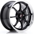 Japan Racing JR5 7x15 4x100 ET35 black machined Lip
