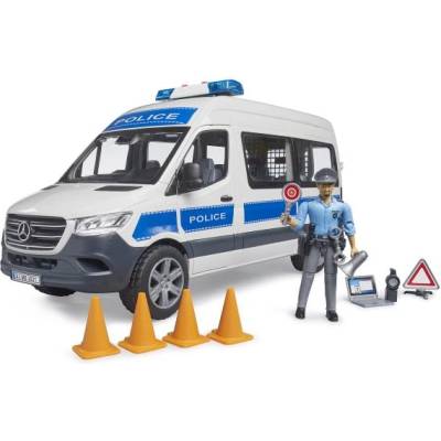BRUDER 2683 MB Sprinter Полиция със светлини и звук (02683)