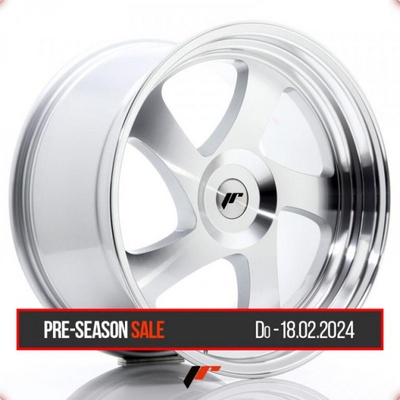 JAPAN RACING JR15 9x16 3x112 ET20 machined silver