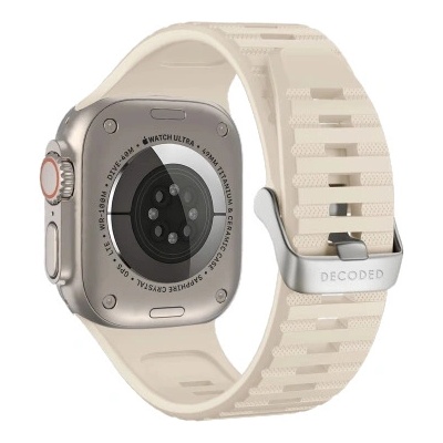 Decoded Decoded Ultra Traction каишка за Apple Watch 42 / 44 / 45 / 49 mm, бял
