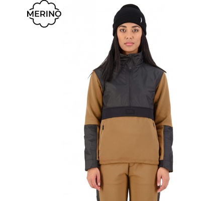 Mons Royale Wms Decade Mid Pullover toffee 22