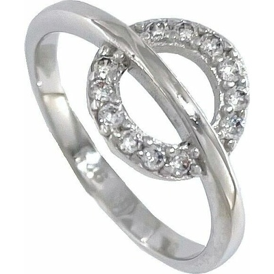 Infinitysilver Stříbrný prsten zirkonový kroužek OR49366