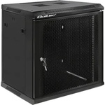  Комуникационен шкаф за стена Qoltec 19 12U (600x635), Черен | 54488 (54488)