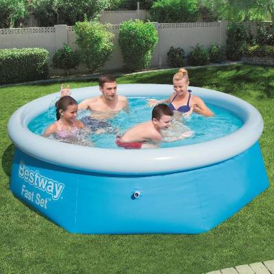 Bestway Fast Set Nafukovací bazén, okrúhly 244x66 cm 57265-ForU-91627