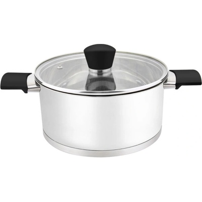 Sapir Тенджера с капак zephyr zp 1210 sb24, 6.3 литра, 24х14.5 см, Многослойно дъно, Инокс (1318120104)