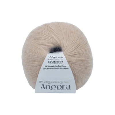Priadza ANGORA MERINO - 100g / 550 m - béžová