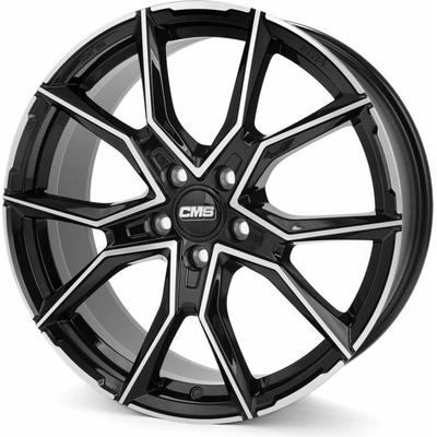 Cms C33 9x20 5x112 ET50 polished black gloss
