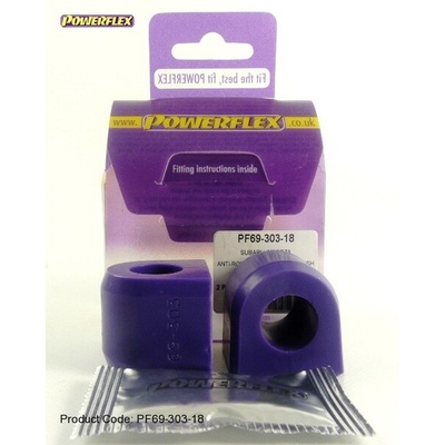 Powerflex Silentbloky Subaru Impreza WRX/STi GC/GF (93-00) Front Anti Roll Bar To Chassis Bush 18mm (3)