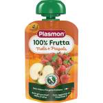 PLASMON Плодова закуска Plasmon - Ябълка с ягода, 100 g (2461) - baby