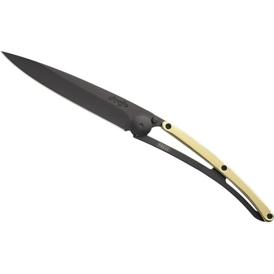 Deejo 1GM010 37g black Gold collection 23kt yellow gold