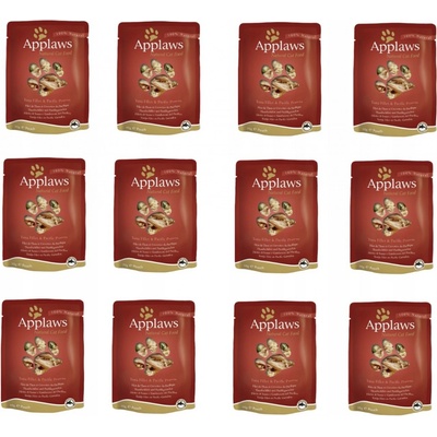 Applaws Cat tuňák a krevety 12 x 70 g