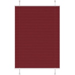 vidaXL Плисирана щора Бордо червено 85x150 cm Ширина на плата 84, 4 cm (4015242)